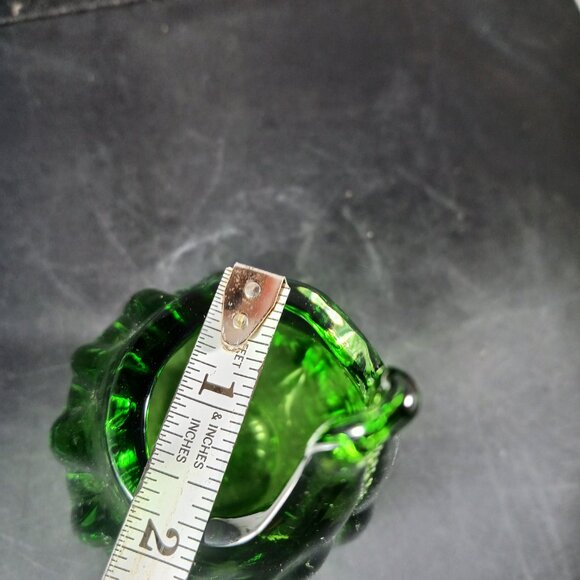 Vintage Swung Glass Vase Murano Style - Picture 7 of 9